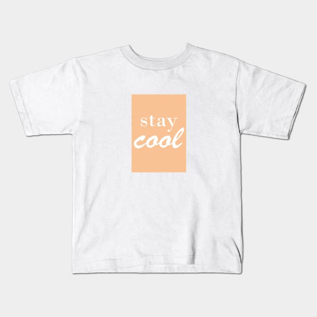 stay cool Kids T-Shirt by jeppeolsen